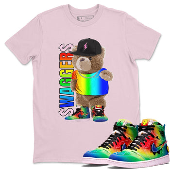 Jordan 1 J Balvin Sneaker Match Tees Bear Swaggers Sneaker Tees Jordan 1 J Balvin Sneaker Release Tees Unisex Shirts