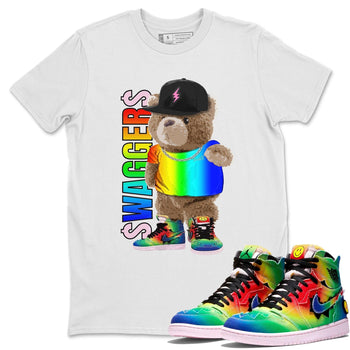 Jordan 1 J Balvin Sneaker Match Tees Bear Swaggers Sneaker Tees Jordan 1 J Balvin Sneaker Release Tees Unisex Shirts