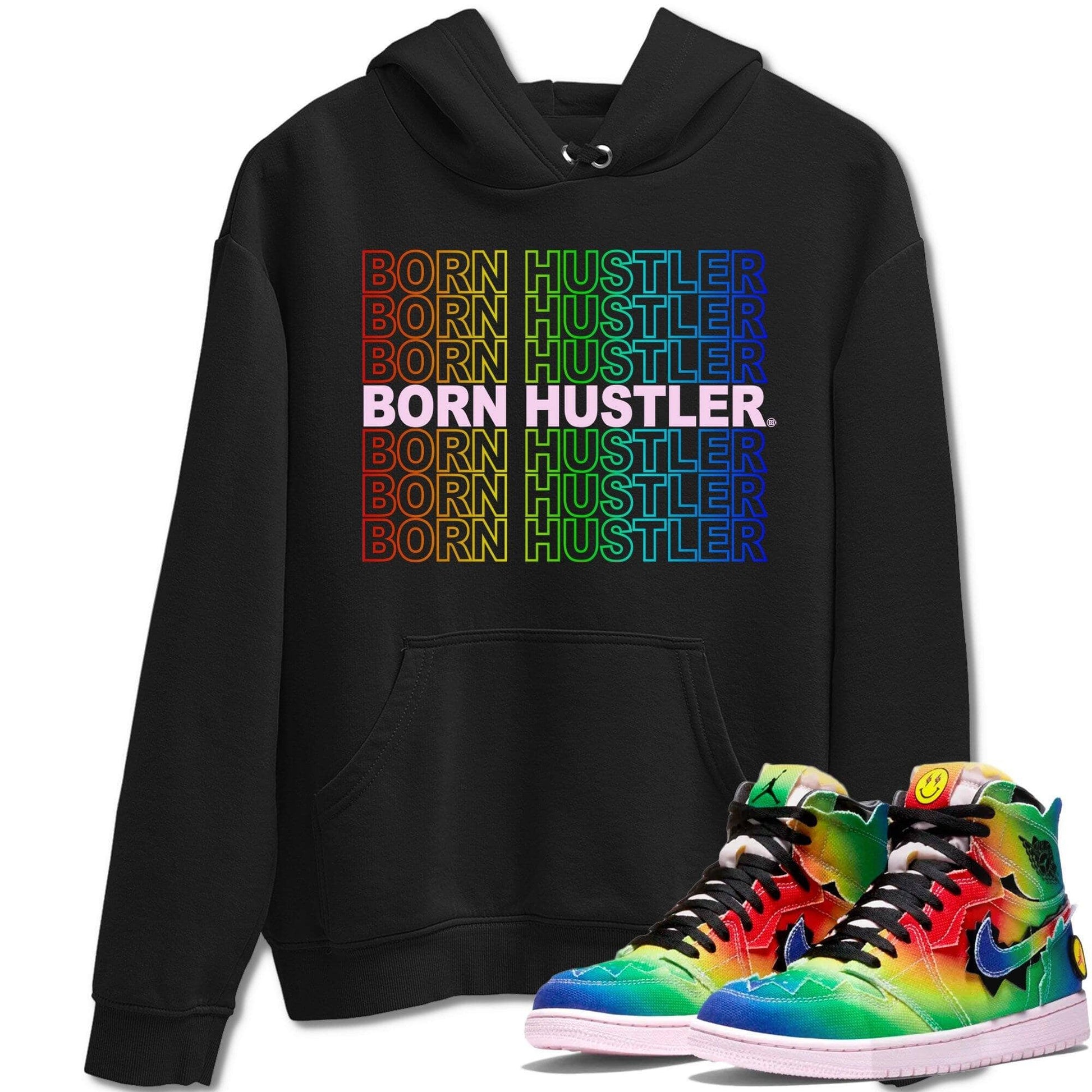 Jordan 1 J Balvin Sneaker Match Tees Born Hustler Sneaker Tees Jordan 1 J Balvin Sneaker Release Tees Unisex Shirts