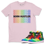 Jordan 1 J Balvin Sneaker Match Tees Born Hustler Sneaker Tees Jordan 1 J Balvin Sneaker Release Tees Unisex Shirts