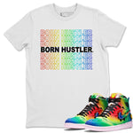 Jordan 1 J Balvin Sneaker Match Tees Born Hustler Sneaker Tees Jordan 1 J Balvin Sneaker Release Tees Unisex Shirts