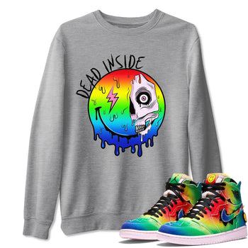 Jordan 1 J Balvin Sneaker Match Tees Dead Inside Sneaker Tees Jordan 1 J Balvin Sneaker Release Tees Unisex Shirts