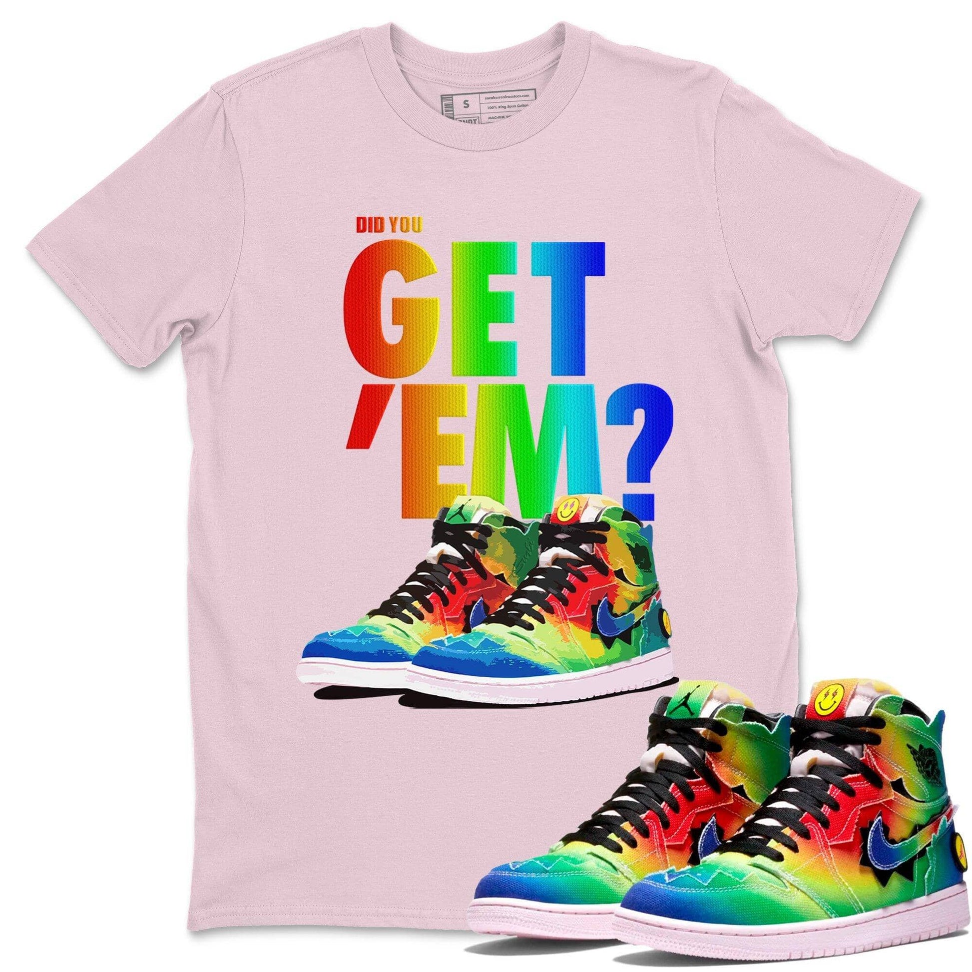 Jordan 1 J Balvin Sneaker Match Tees Did You Get Em SNRT Sneaker Tees Jordan 1 J Balvin SNRT Sneaker Release Tees Unisex Shirts