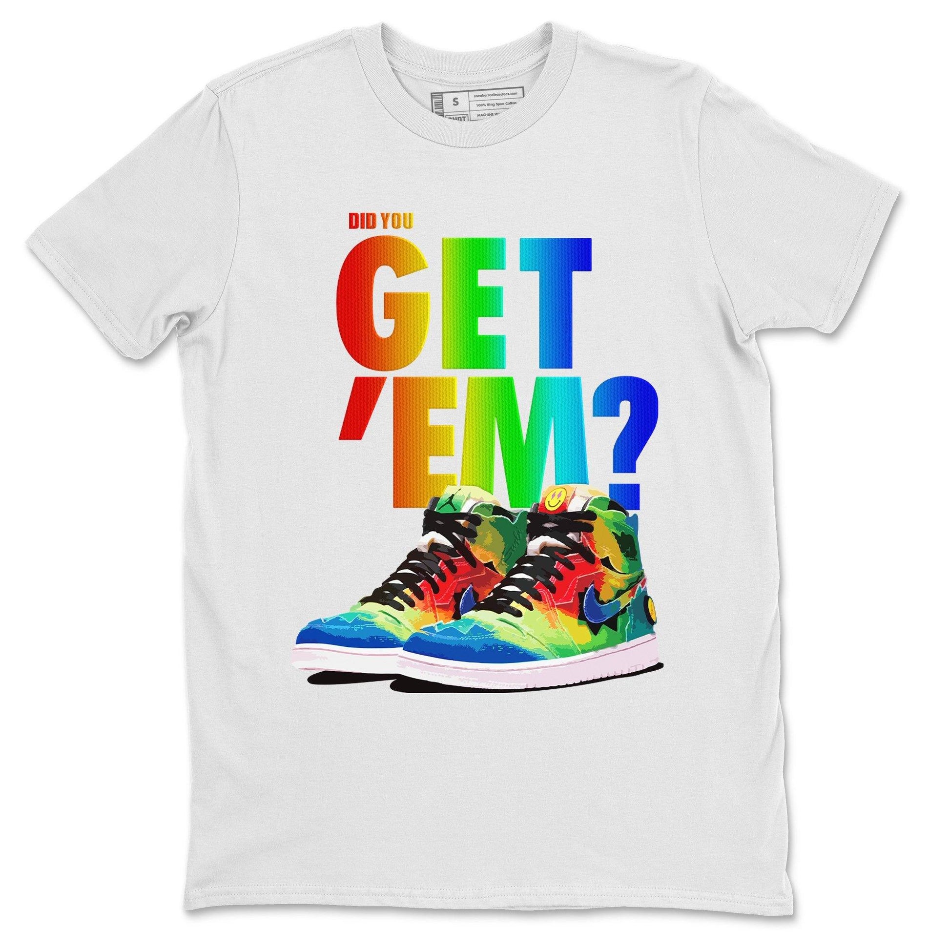 Jordan 1 J Balvin Sneaker Match Tees Did You Get Em SNRT Sneaker Tees Jordan 1 J Balvin SNRT Sneaker Release Tees Unisex Shirts