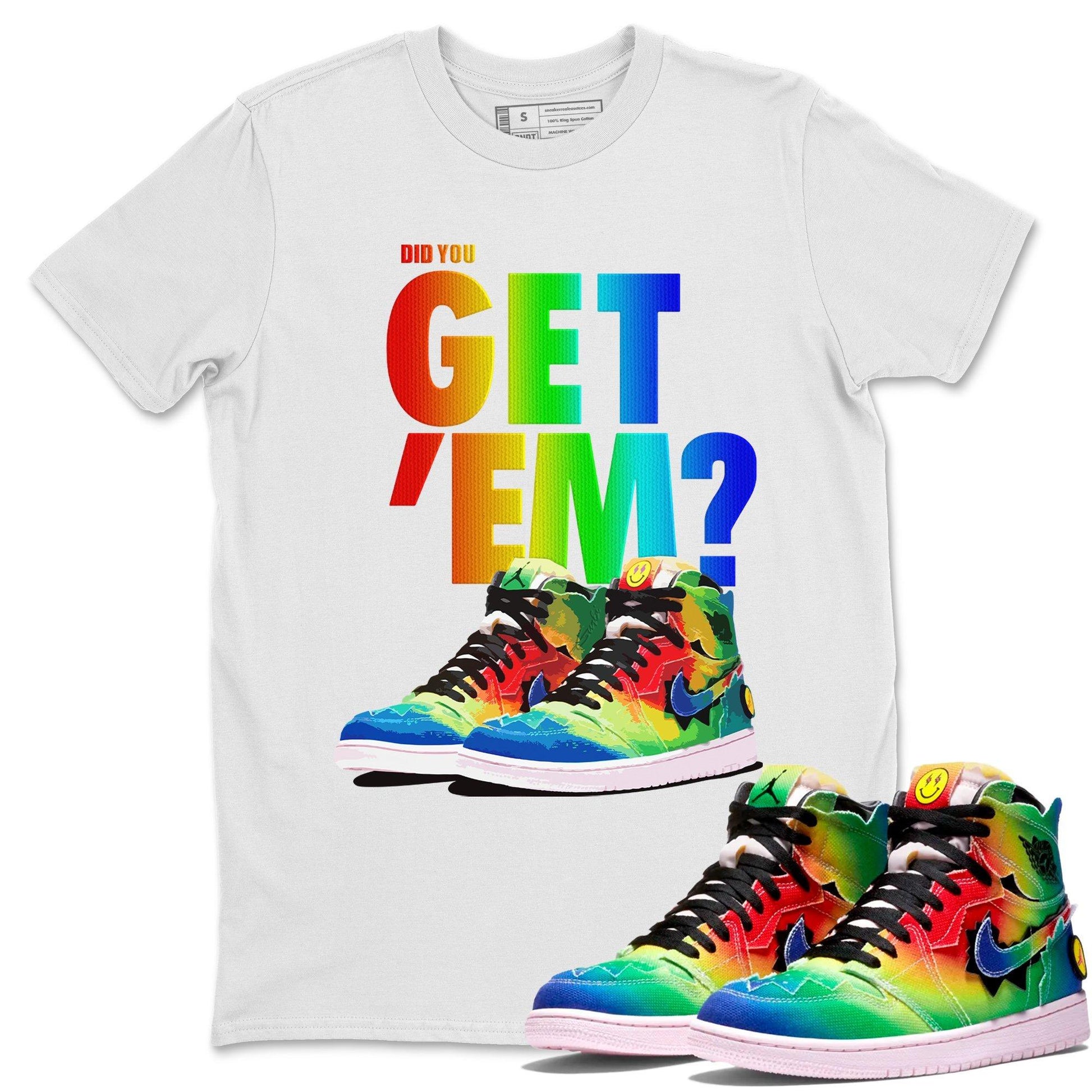 Jordan 1 J Balvin Sneaker Match Tees Did You Get Em SNRT Sneaker Tees Jordan 1 J Balvin SNRT Sneaker Release Tees Unisex Shirts