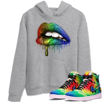 Jordan 1 J Balvin Sneaker Match Tees Dripping Lips Sneaker Tees Jordan 1 J Balvin Sneaker Release Tees Unisex Shirts