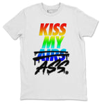 Jordan 1 J Balvin Sneaker Match Tees Kiss My Ass Sneaker Tees Jordan 1 J Balvin Sneaker Release Tees Unisex Shirts