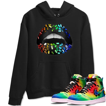 Jordan 1 J Balvin Sneaker Match Tees Lips Jewel Sneaker Tees Jordan 1 J Balvin Sneaker Release Tees Unisex Shirts