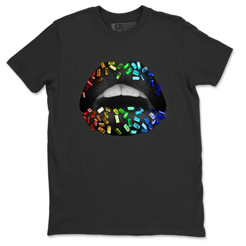 Jordan 1 J Balvin Sneaker Match Tees Lips Jewel Sneaker Tees Jordan 1 J Balvin Sneaker Release Tees Unisex Shirts