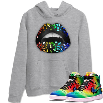 Jordan 1 J Balvin Sneaker Match Tees Lips Jewel Sneaker Tees Jordan 1 J Balvin Sneaker Release Tees Unisex Shirts