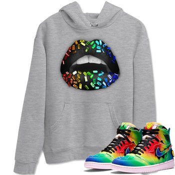 Jordan 1 J Balvin Sneaker Match Tees Lips Jewel Sneaker Tees Jordan 1 J Balvin Sneaker Release Tees Unisex Shirts