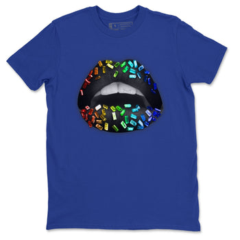Jordan 1 J Balvin Sneaker Match Tees Lips Jewel Sneaker Tees Jordan 1 J Balvin Sneaker Release Tees Unisex Shirts