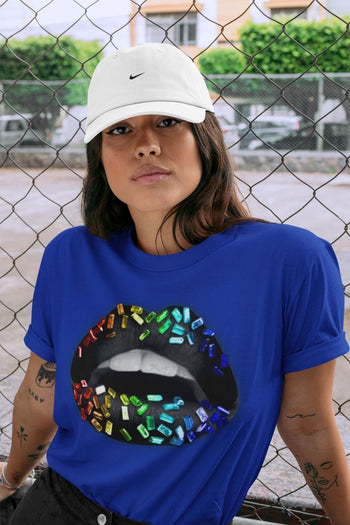 Jordan 1 J Balvin Sneaker Match Tees Lips Jewel Sneaker Tees Jordan 1 J Balvin Sneaker Release Tees Unisex Shirts