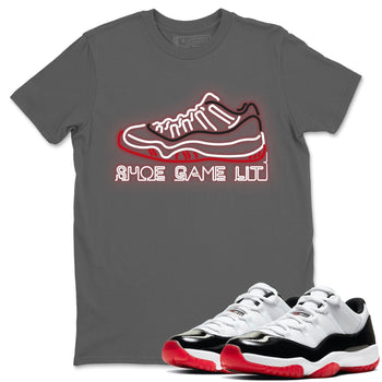 Jordan 11 Concord Bred Sneaker Match Tees  Shoe Game lit Sneaker Tees Jordan 11 Concord Bred Sneaker Release Tees Unisex Shirts