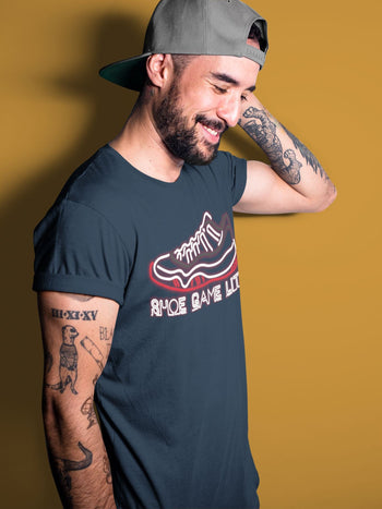Jordan 11 Concord Bred Sneaker Match Tees  Shoe Game lit Sneaker Tees Jordan 11 Concord Bred Sneaker Release Tees Unisex Shirts