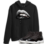 Jordan 11 Jubilee Sneaker Match Tees Dripping Lips Sneaker Tees Jordan 11 Jubilee Sneaker Release Tees Unisex Shirts