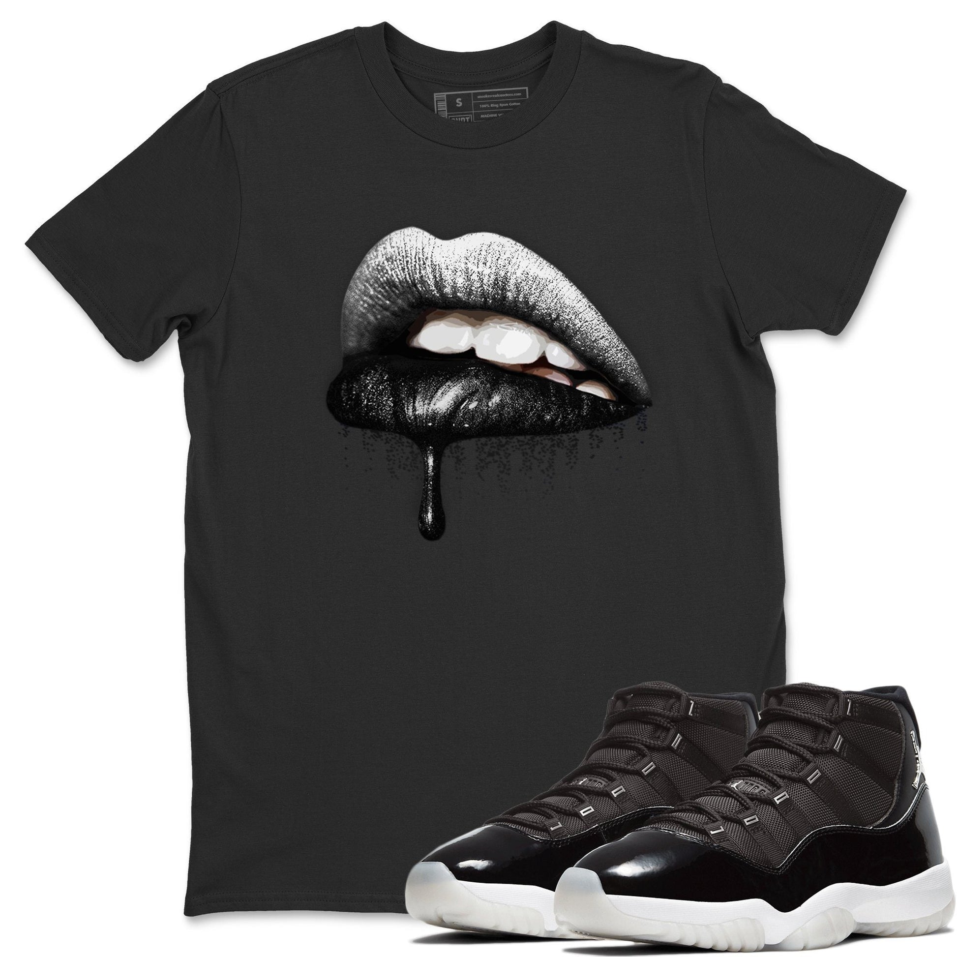 Jordan 11 Jubilee Sneaker Match Tees Dripping Lips Sneaker Tees Jordan 11 Jubilee Sneaker Release Tees Unisex Shirts