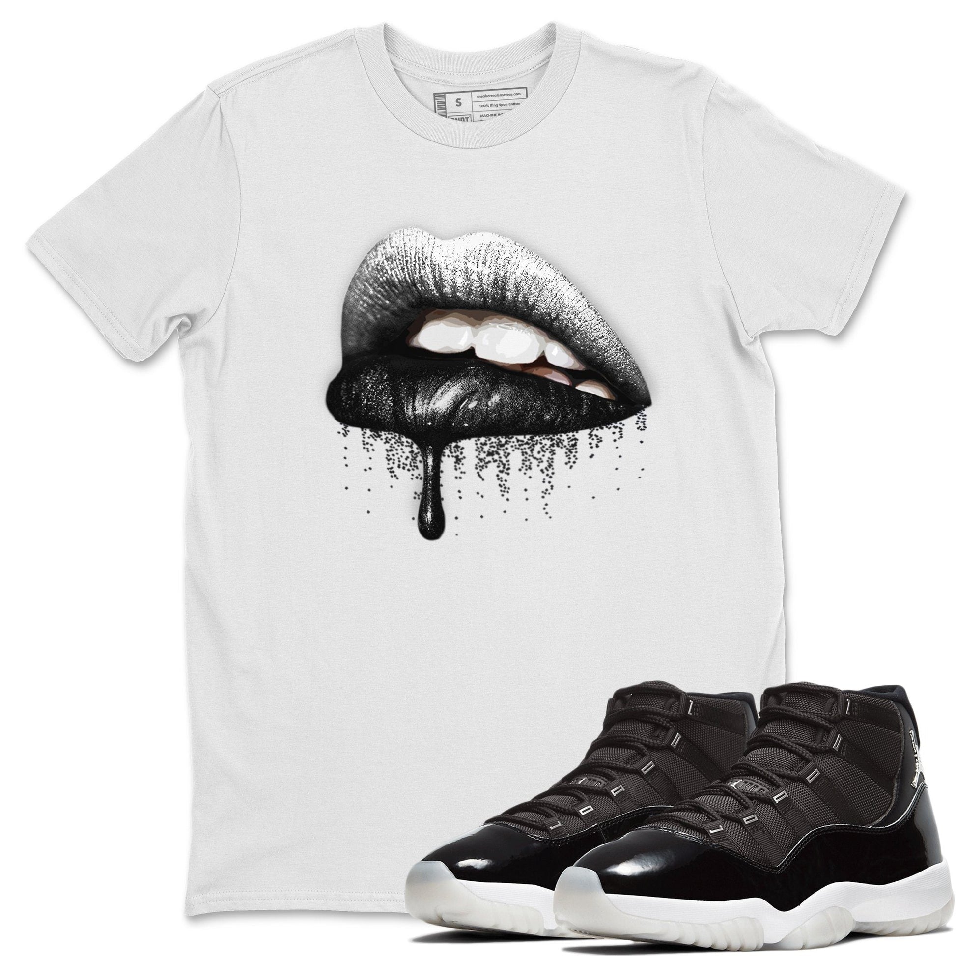 Jordan 11 Jubilee Sneaker Match Tees Dripping Lips Sneaker Tees Jordan 11 Jubilee Sneaker Release Tees Unisex Shirts