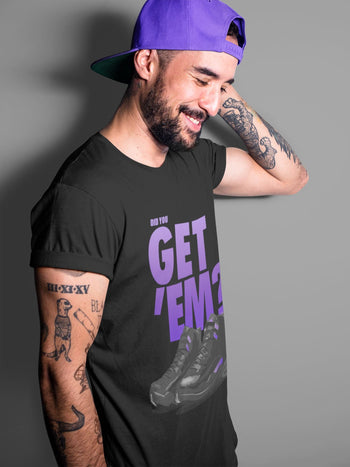 Jordan 12 Dark Concord Sneaker Match Tees Did You Get Em SNRT Sneaker Tees Jordan 12 Dark Concord SNRT Sneaker Release Tees Unisex Shirts