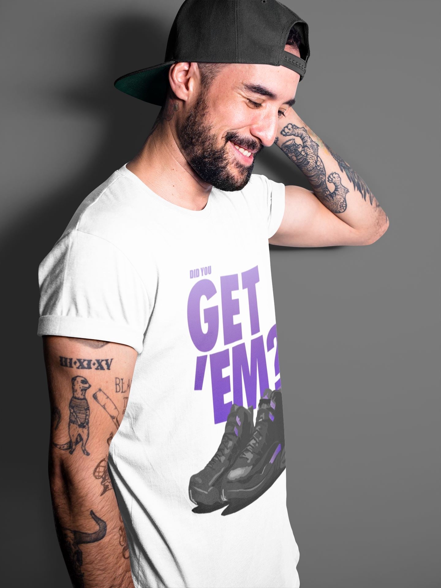 Jordan 12 Dark Concord Sneaker Match Tees Did You Get Em SNRT Sneaker Tees Jordan 12 Dark Concord SNRT Sneaker Release Tees Unisex Shirts