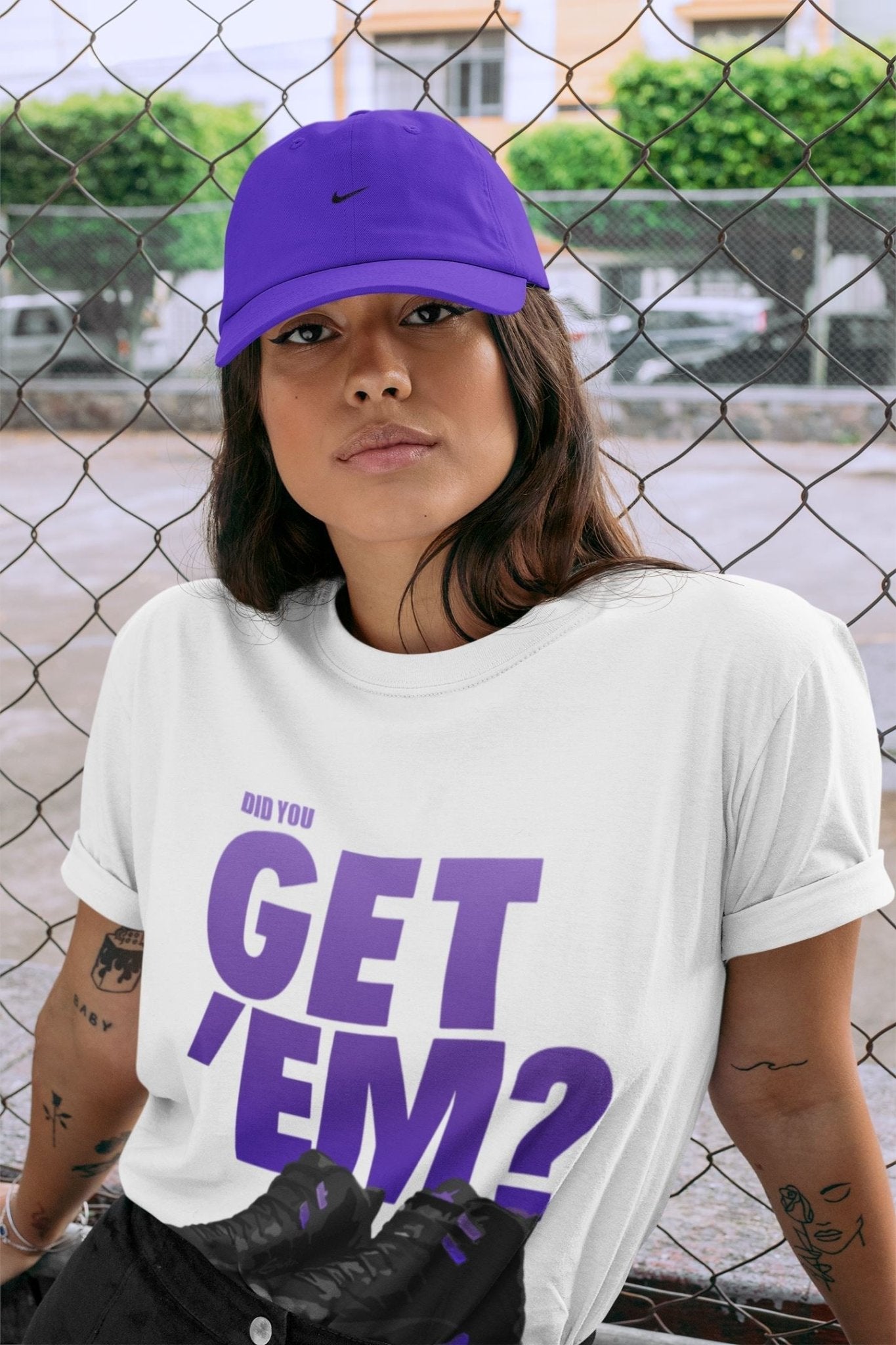 Jordan 12 Dark Concord Sneaker Match Tees Did You Get Em SNRT Sneaker Tees Jordan 12 Dark Concord SNRT Sneaker Release Tees Unisex Shirts