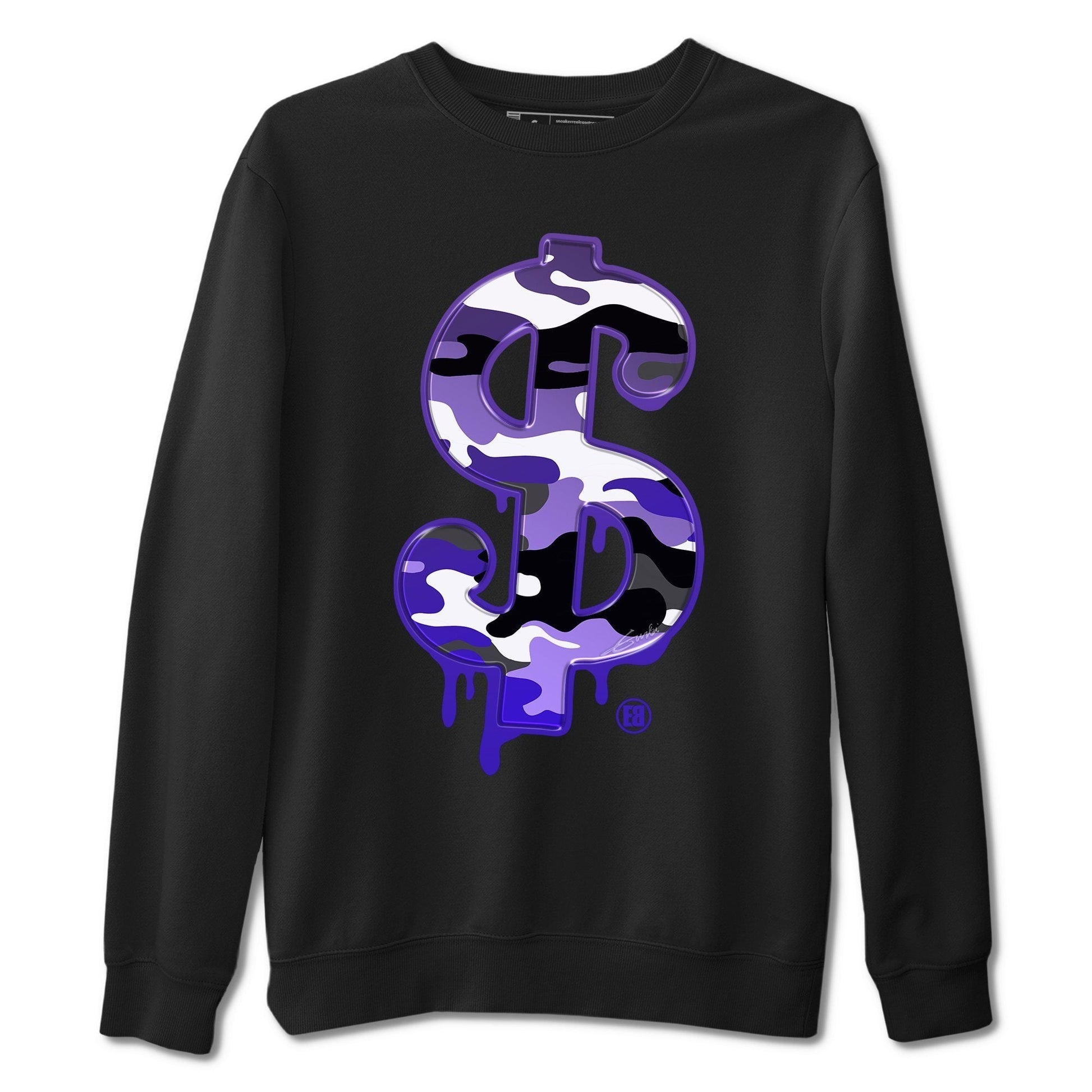 Jordan 12 Dark Concord Sneaker Match Tees Dollar Camo Sneaker Tees Jordan 12 Dark Concord Sneaker Release Tees Unisex Shirts