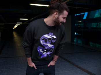 Jordan 12 Dark Concord Sneaker Match Tees Dollar Camo Sneaker Tees Jordan 12 Dark Concord Sneaker Release Tees Unisex Shirts