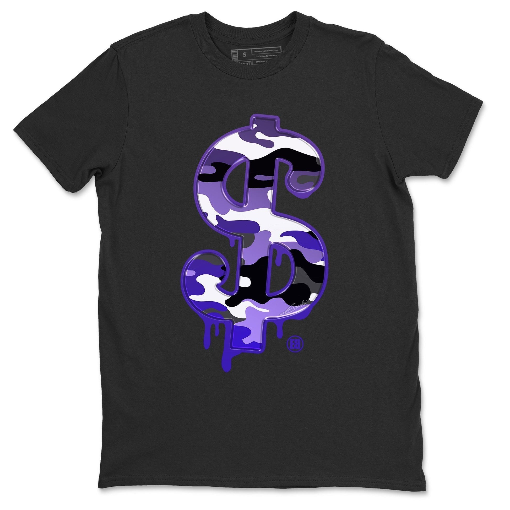 Jordan 12 Dark Concord Sneaker Match Tees Dollar Camo Sneaker Tees Jordan 12 Dark Concord Sneaker Release Tees Unisex Shirts