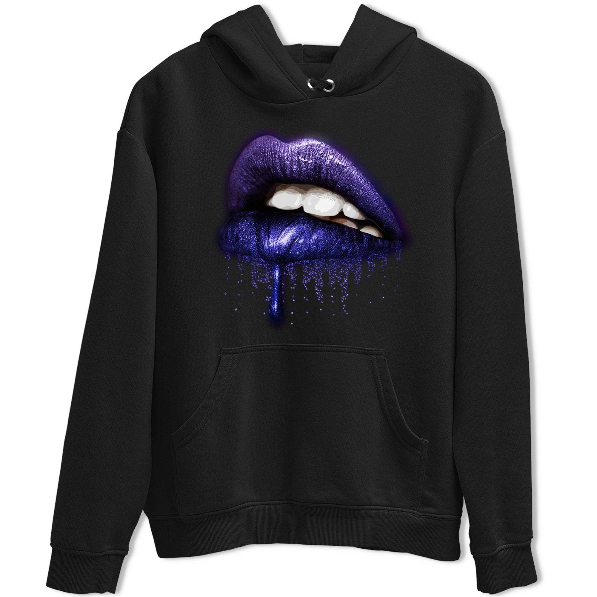 Jordan 12 Dark Concord Sneaker Match Tees Dripping Lips Sneaker Tees Jordan 12 Dark Concord Sneaker Release Tees Unisex Shirts