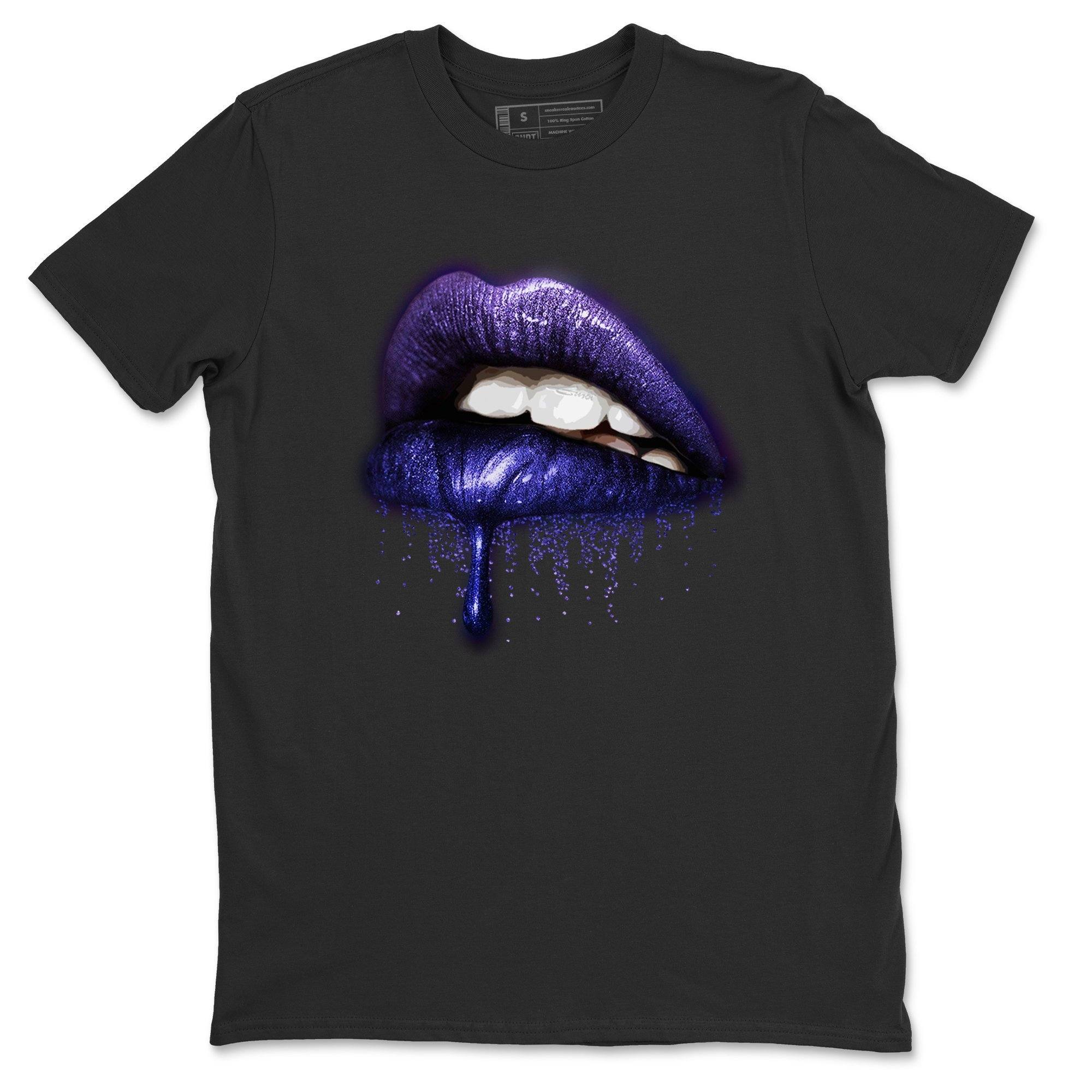 Jordan 12 Dark Concord Sneaker Match Tees Dripping Lips Sneaker Tees Jordan 12 Dark Concord Sneaker Release Tees Unisex Shirts