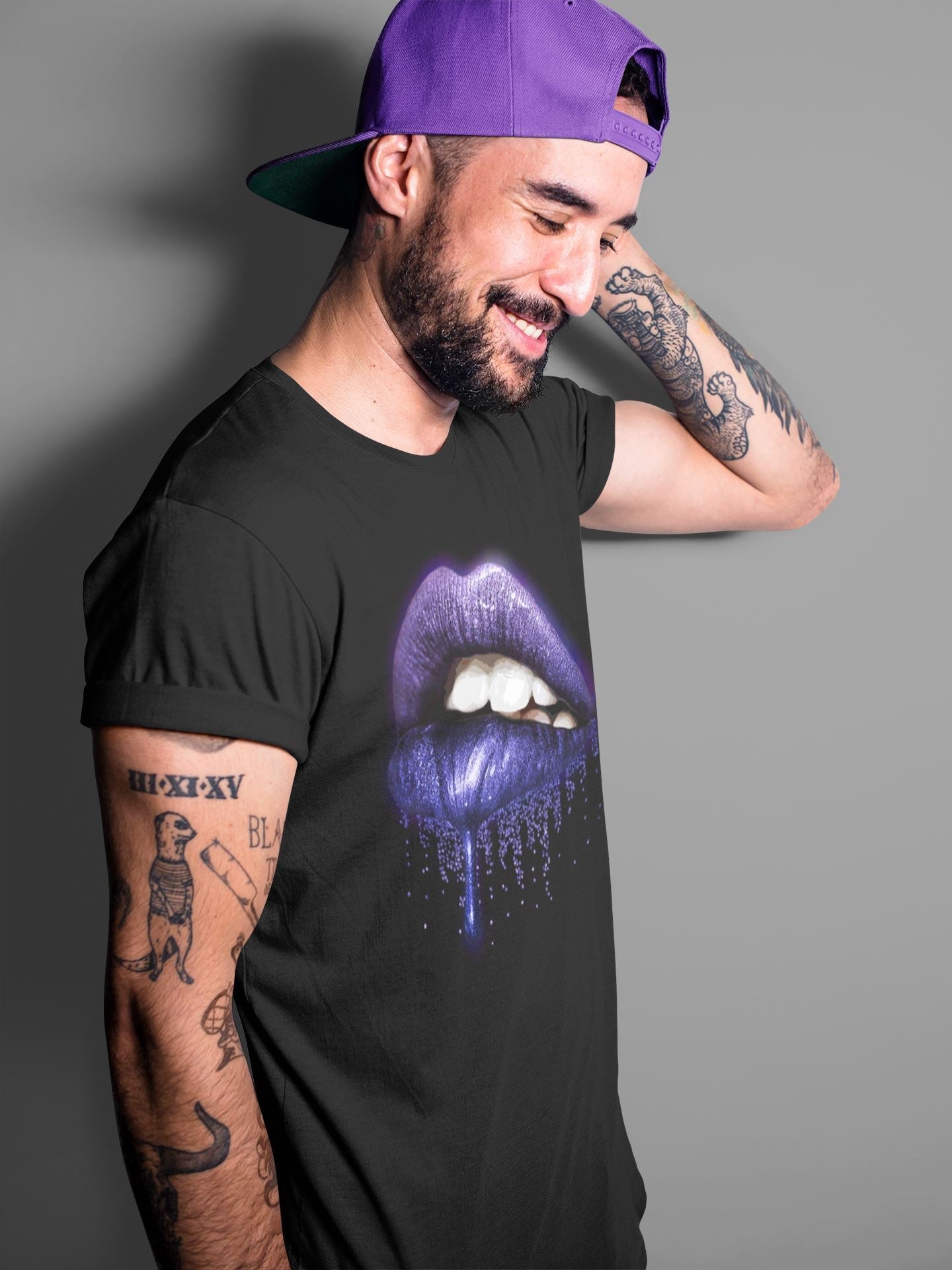 Jordan 12 Dark Concord Sneaker Match Tees Dripping Lips Sneaker Tees Jordan 12 Dark Concord Sneaker Release Tees Unisex Shirts