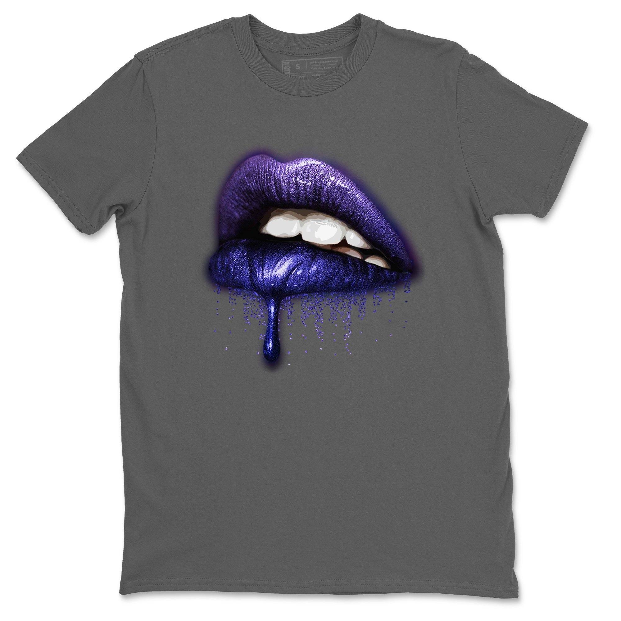 Jordan 12 Dark Concord Sneaker Match Tees Dripping Lips Sneaker Tees Jordan 12 Dark Concord Sneaker Release Tees Unisex Shirts