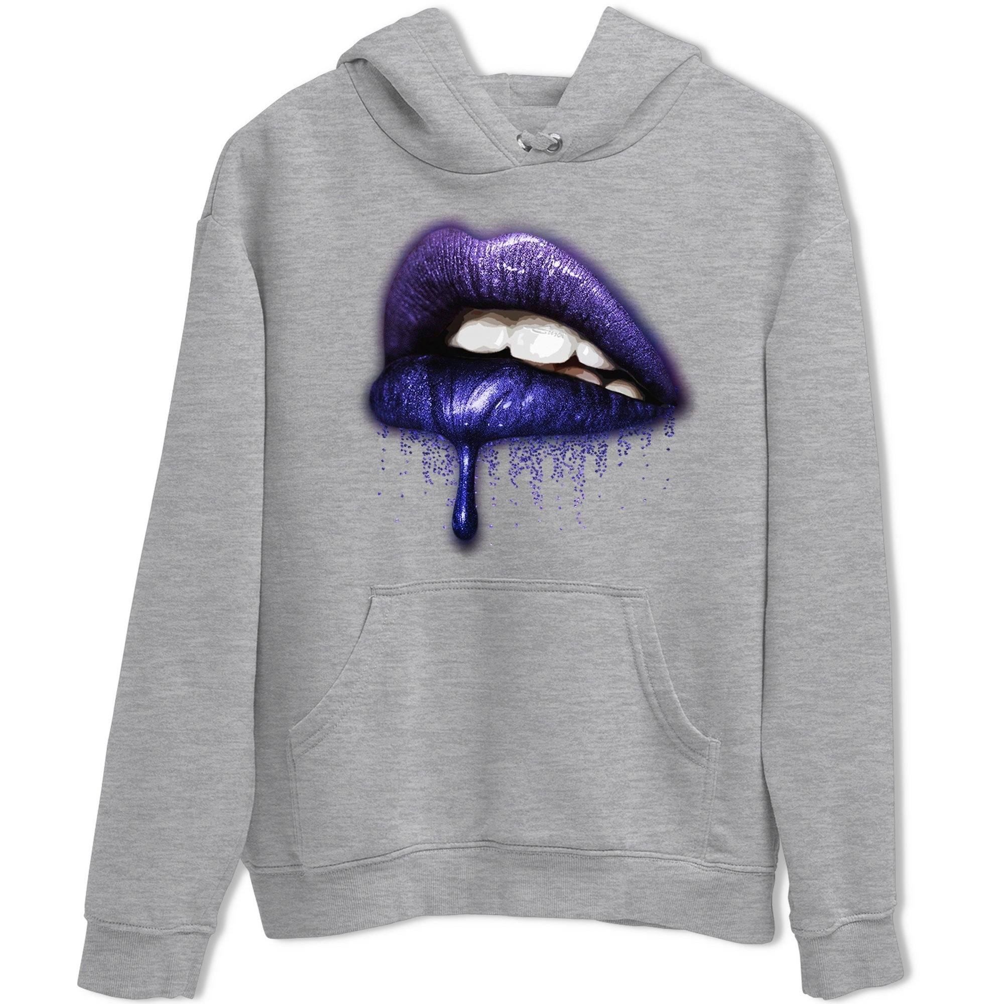 Jordan 12 Dark Concord Sneaker Match Tees Dripping Lips Sneaker Tees Jordan 12 Dark Concord Sneaker Release Tees Unisex Shirts