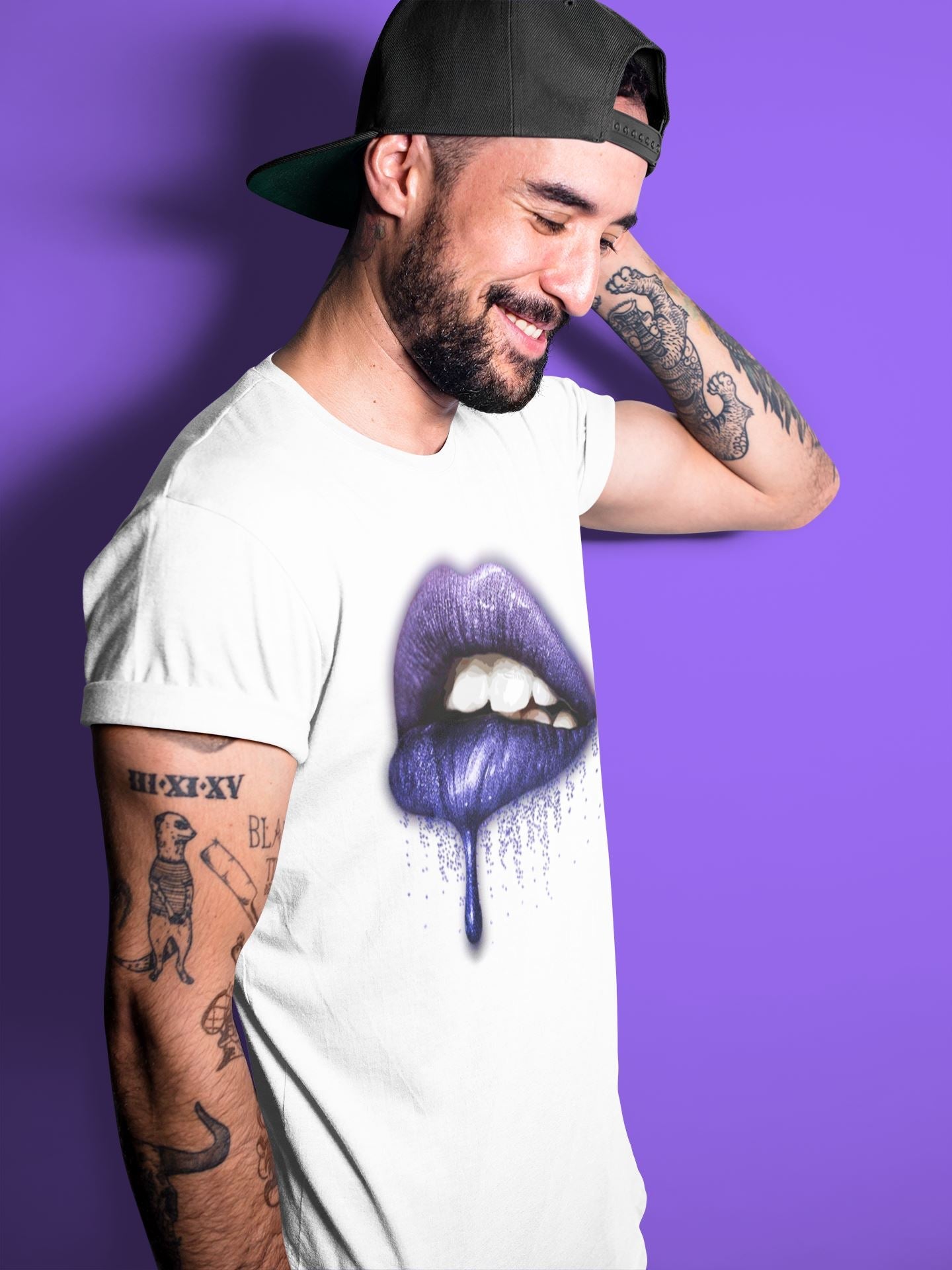 Jordan 12 Dark Concord Sneaker Match Tees Dripping Lips Sneaker Tees Jordan 12 Dark Concord Sneaker Release Tees Unisex Shirts