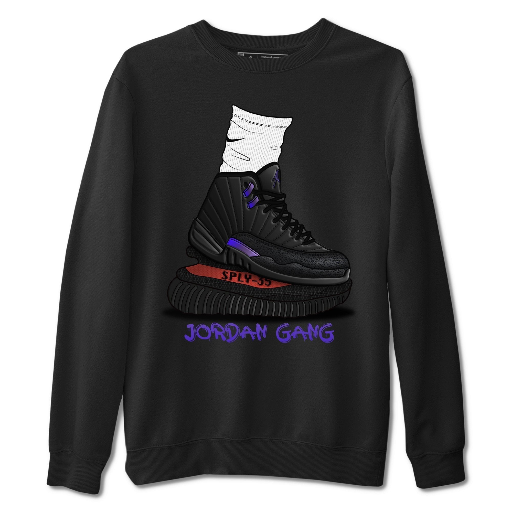 Jordan 12 Dark Concord Sneaker Match Tees Jordan Gang Sneaker Tees Jordan 12 Dark Concord Sneaker Release Tees Unisex Shirts