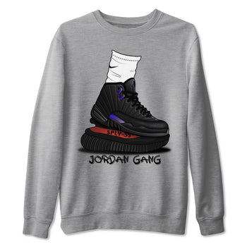 Jordan 12 Dark Concord Sneaker Match Tees Jordan Gang Sneaker Tees Jordan 12 Dark Concord Sneaker Release Tees Unisex Shirts