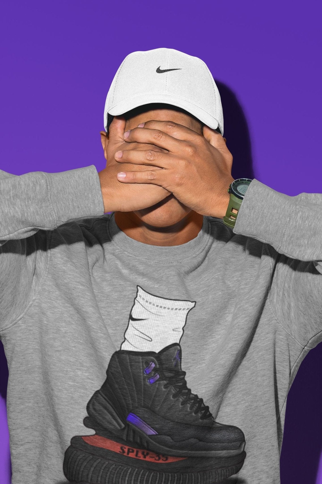 Jordan 12 Dark Concord Sneaker Match Tees Jordan Gang Sneaker Tees Jordan 12 Dark Concord Sneaker Release Tees Unisex Shirts