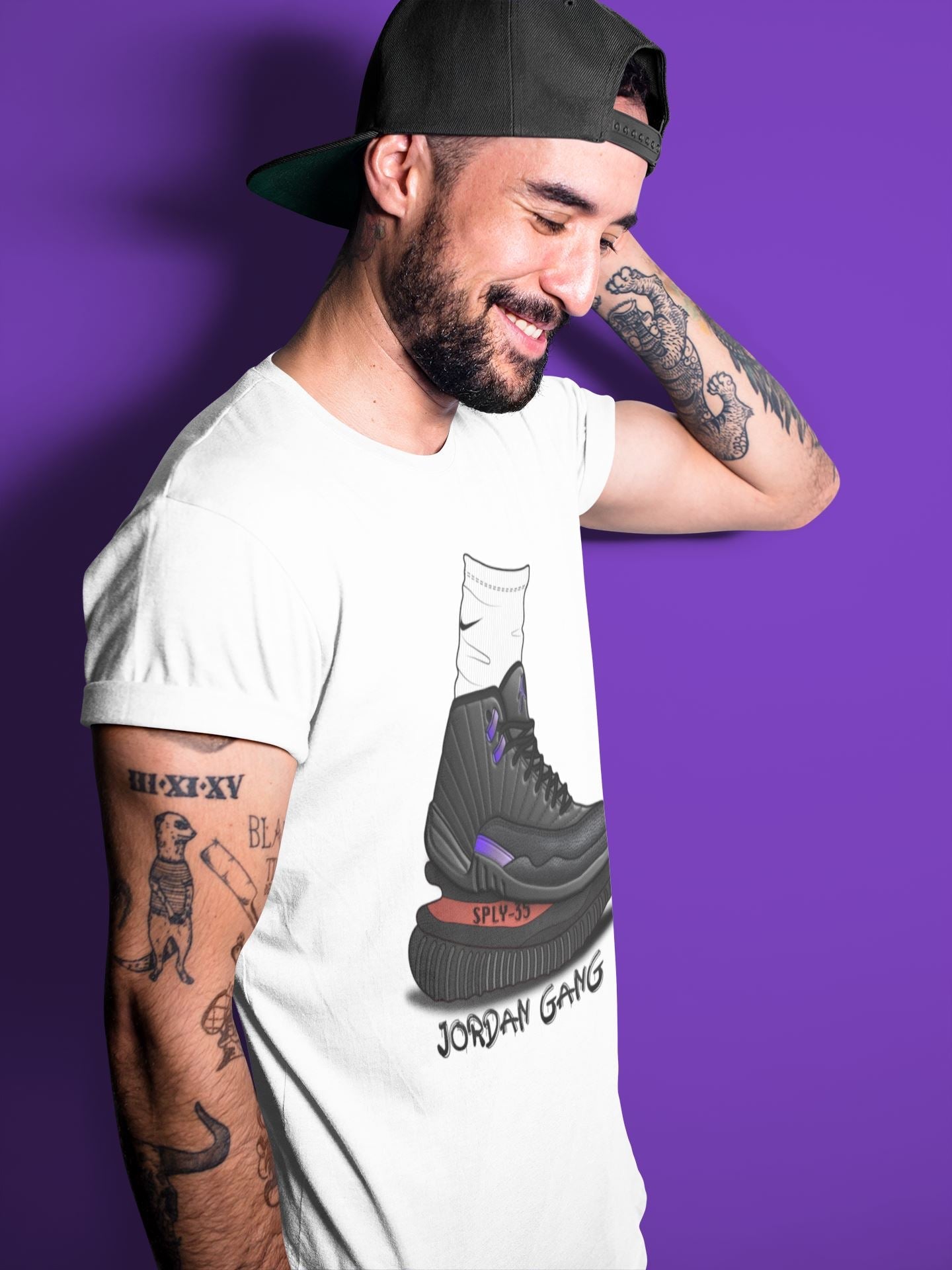 Jordan 12 Dark Concord Sneaker Match Tees Jordan Gang Sneaker Tees Jordan 12 Dark Concord Sneaker Release Tees Unisex Shirts