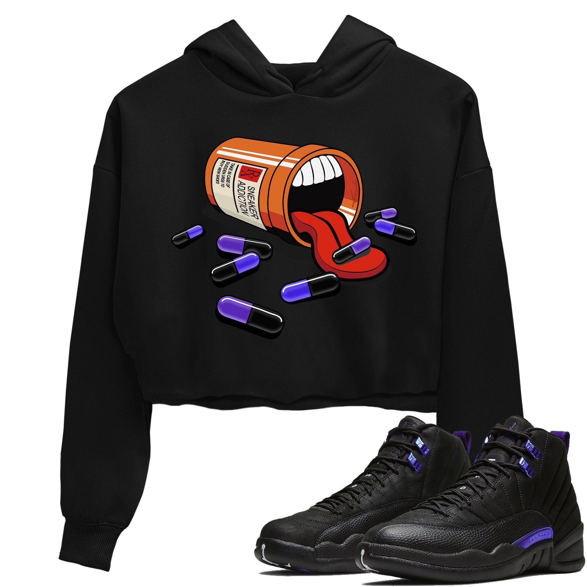 Jordan 12 Dark Concord Sneaker Match Tees Sneaker Addiction Sneaker Tees Jordan 12 Dark Concord Sneaker Release Tees Women's Shirts