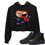 Jordan 12 Dark Concord Sneaker Match Tees Sneaker Addiction Sneaker Tees Jordan 12 Dark Concord Sneaker Release Tees Women's Shirts