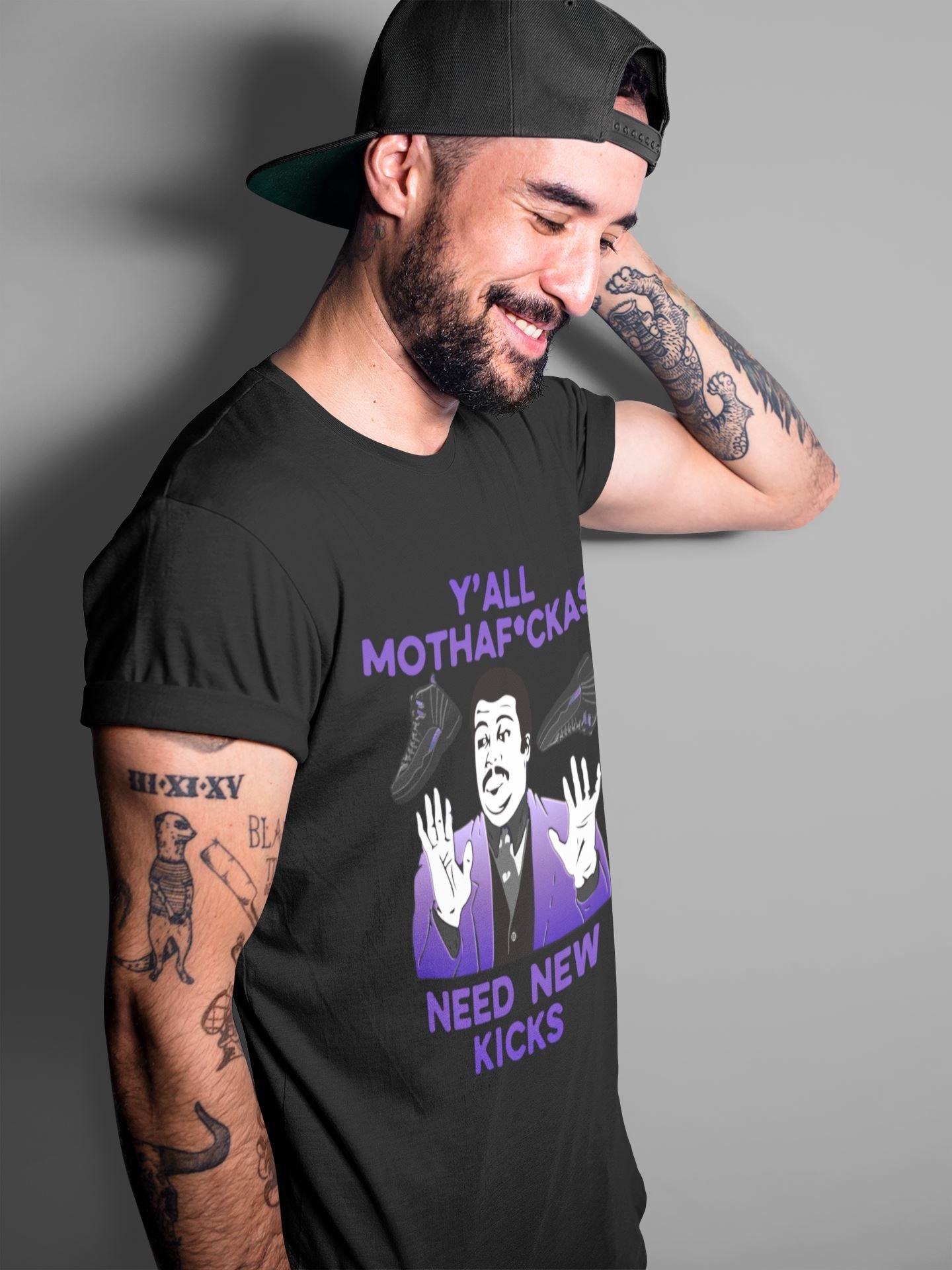 Jordan 12 Dark Concord Sneaker Match Tees Y'all Need New Kicks Sneaker Tees Jordan 12 Dark Concord Sneaker Release Tees Unisex Shirts