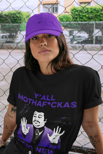 Jordan 12 Dark Concord Sneaker Match Tees Y'all Need New Kicks Sneaker Tees Jordan 12 Dark Concord Sneaker Release Tees Unisex Shirts