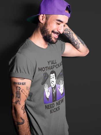 Jordan 12 Dark Concord Sneaker Match Tees Y'all Need New Kicks Sneaker Tees Jordan 12 Dark Concord Sneaker Release Tees Unisex Shirts