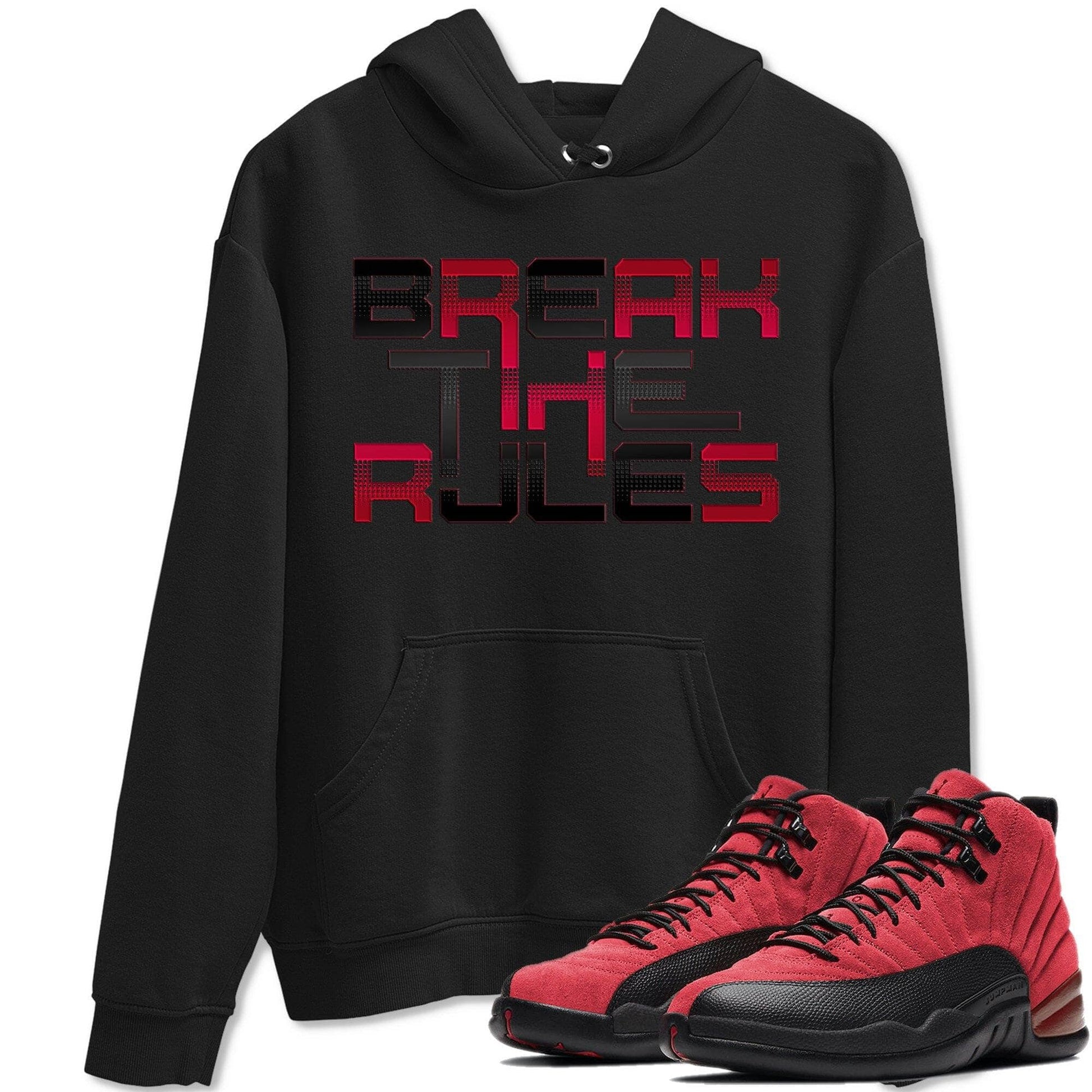 Jordan 12 Reverse Flu Game Sneaker Match Tees Break The Rules Sneaker Tees Jordan 12 Reverse Flu Game Sneaker Release Tees Unisex Shirts