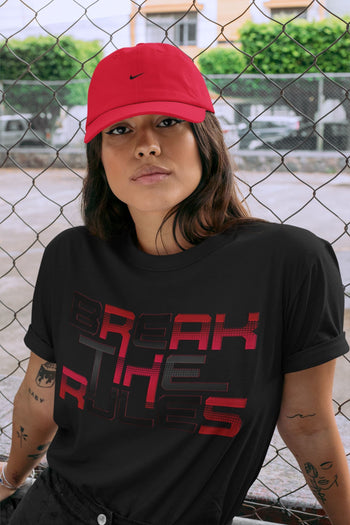 Jordan 12 Reverse Flu Game Sneaker Match Tees Break The Rules Sneaker Tees Jordan 12 Reverse Flu Game Sneaker Release Tees Unisex Shirts