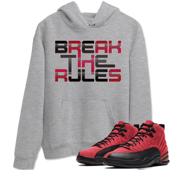 Jordan 12 Reverse Flu Game Sneaker Match Tees Break The Rules Sneaker Tees Jordan 12 Reverse Flu Game Sneaker Release Tees Unisex Shirts