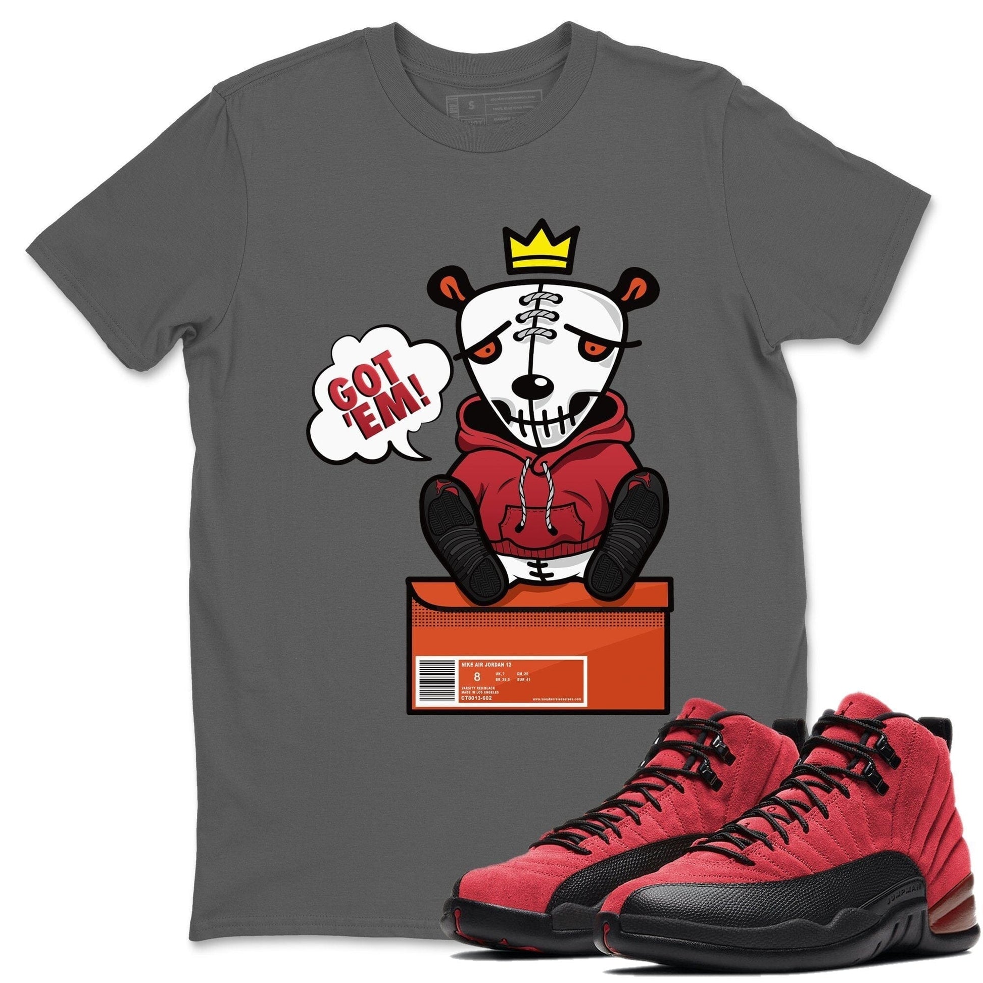 Air Jordan 12 Retro Varsity Red, Number 12 Unisex Shirts