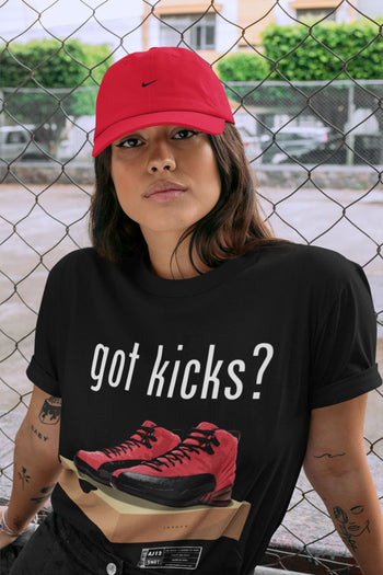 Jordan 12 Reverse Flu Game Sneaker Match Tees Got Kicks Sneaker Tees Jordan 12 Reverse Flu Game Sneaker Release Tees Unisex Shirts