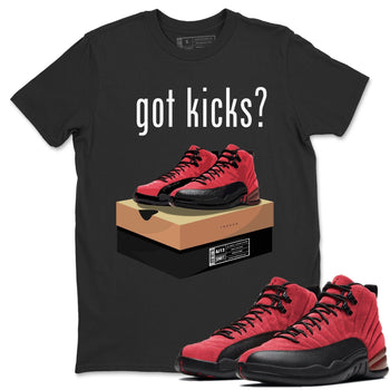 Jordan 12 Reverse Flu Game Sneaker Match Tees Got Kicks Sneaker Tees Jordan 12 Reverse Flu Game Sneaker Release Tees Unisex Shirts