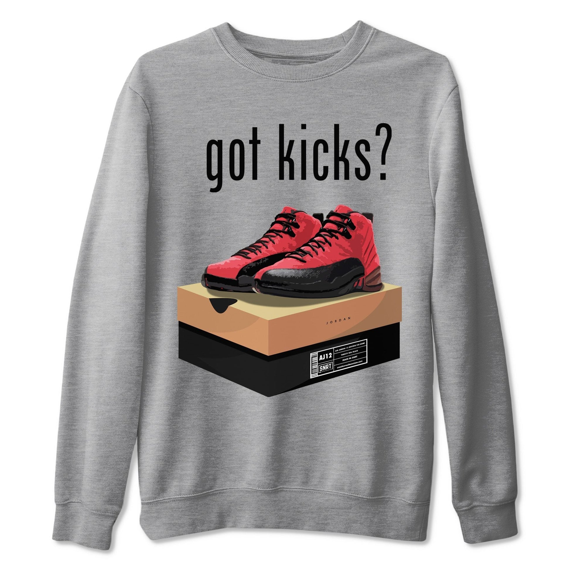 Jordan 12 Reverse Flu Game Sneaker Match Tees Got Kicks Sneaker Tees Jordan 12 Reverse Flu Game Sneaker Release Tees Unisex Shirts